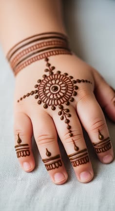 easy mehndi design for kids