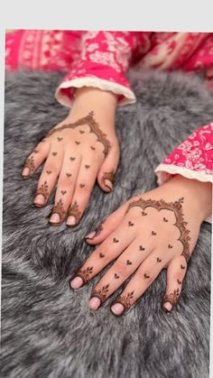 easy mehndi design for kids