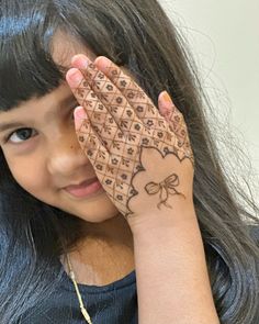 easy mehndi design for kids