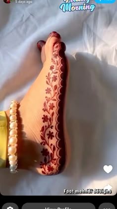 foot mehndi design simple and easy photo