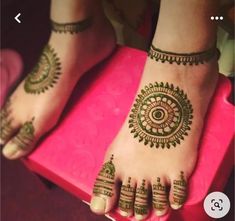 foot mehndi design simple and easy photo