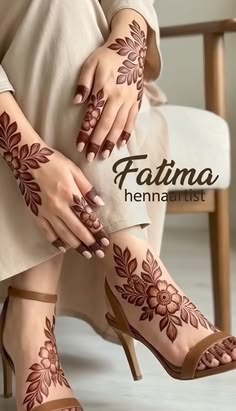 foot mehndi design simple and easy photo