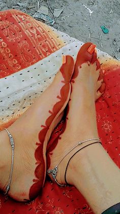 foot mehndi design simple and easy photo