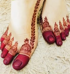 foot mehndi design simple and easy photo