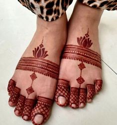 foot mehndi design simple and easy photo
