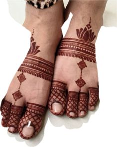 foot mehndi design simple and easy photo