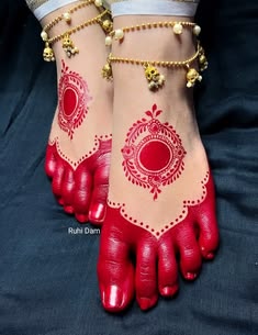 foot mehndi design simple and easy photo