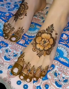 foot mehndi design simple and easy photo