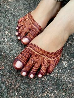 foot mehndi design simple and easy photo