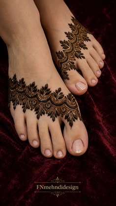 foot mehndi design simple and easy photo