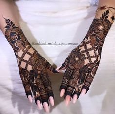 instagram mehndi design back hand