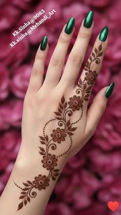 instagram mehndi design back hand