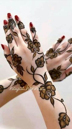 instagram mehndi design back hand