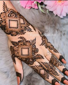 instagram mehndi design back hand