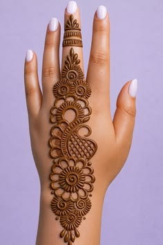 instagram mehndi design back hand
