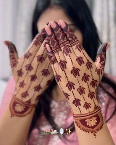 lotus mehndi design back hand