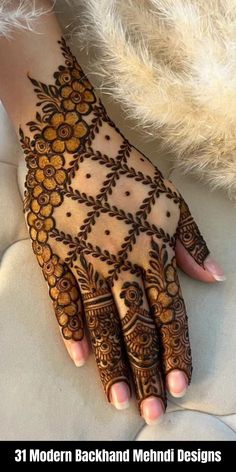 pakistani mehndi design back hand