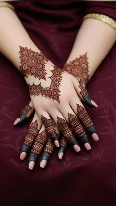pakistani mehndi design back hand