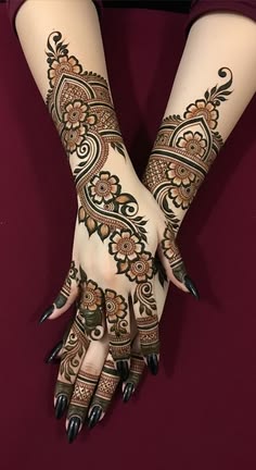 pakistani mehndi design back hand