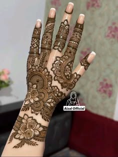 pakistani mehndi design back hand