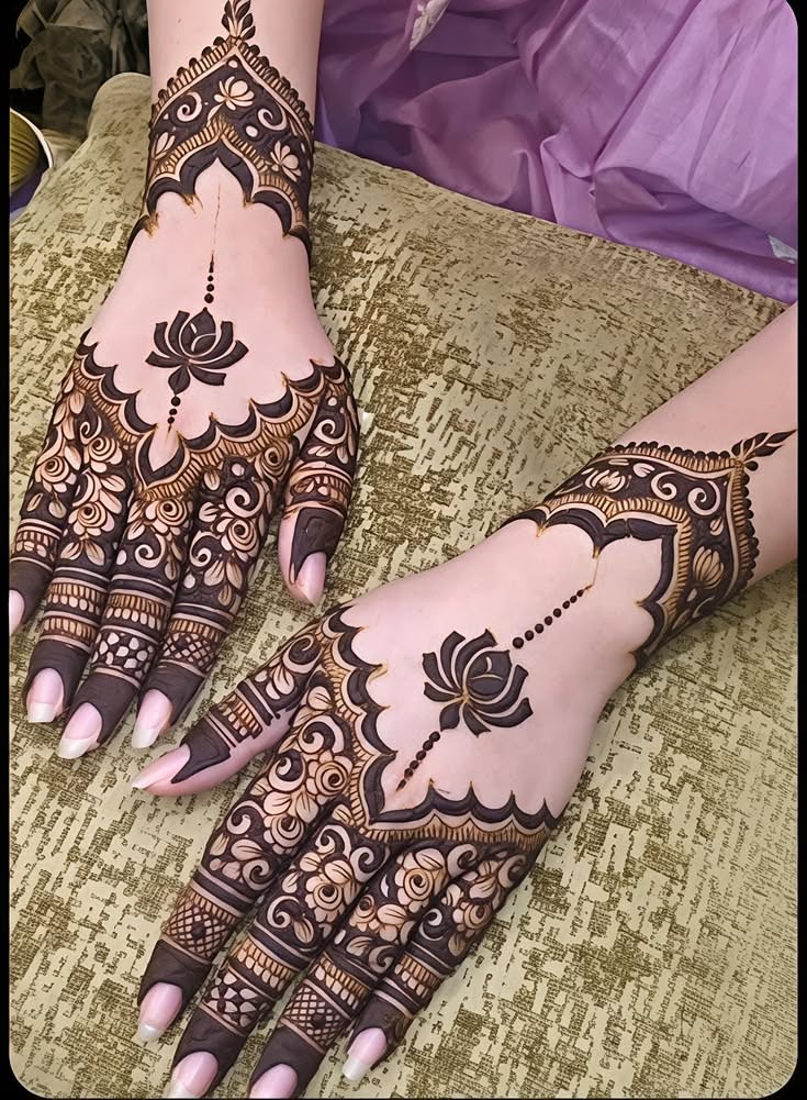 pakistani mehndi design back hand
