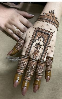 pakistani mehndi design back hand