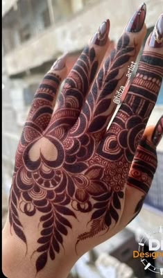 rose mehndi design back hand