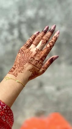 rose mehndi design back hand
