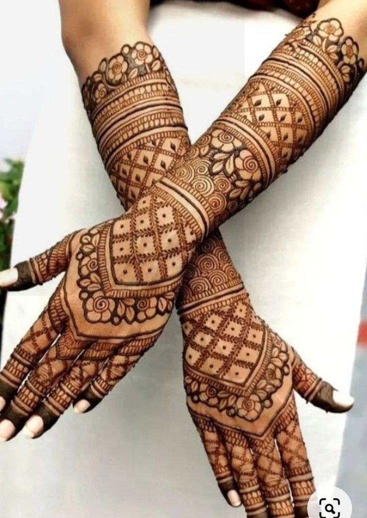 simple bridal mehndi design