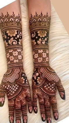 simple bridal mehndi design