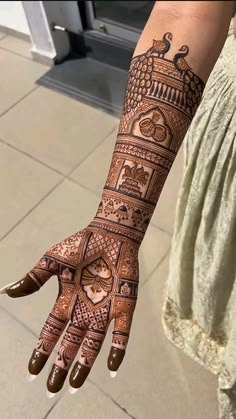 simple bridal mehndi design
