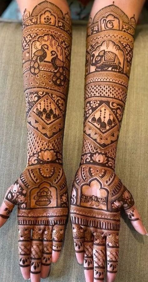 simple bridal mehndi design
