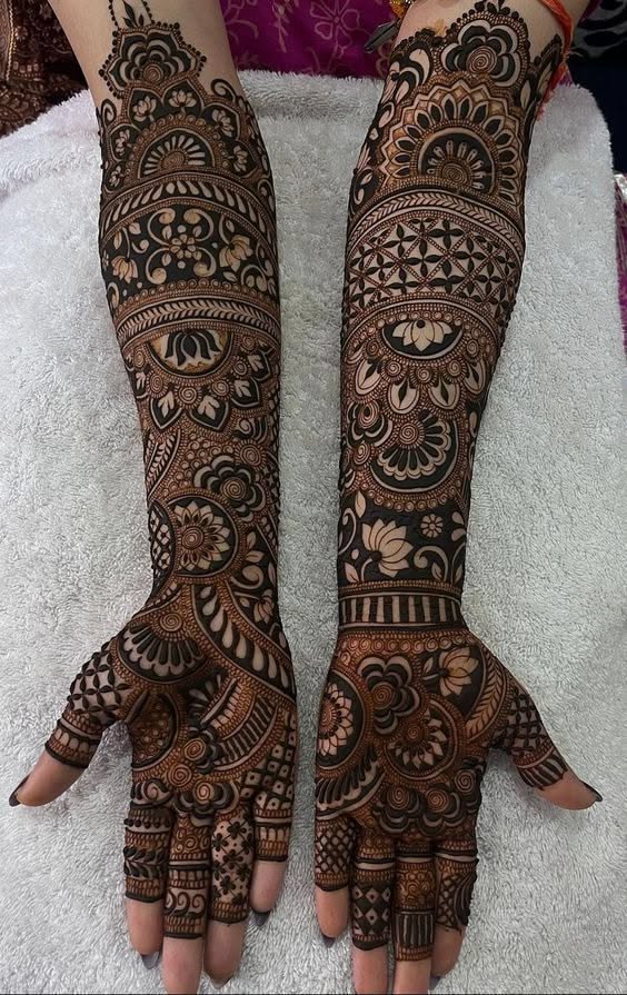 simple bridal mehndi design