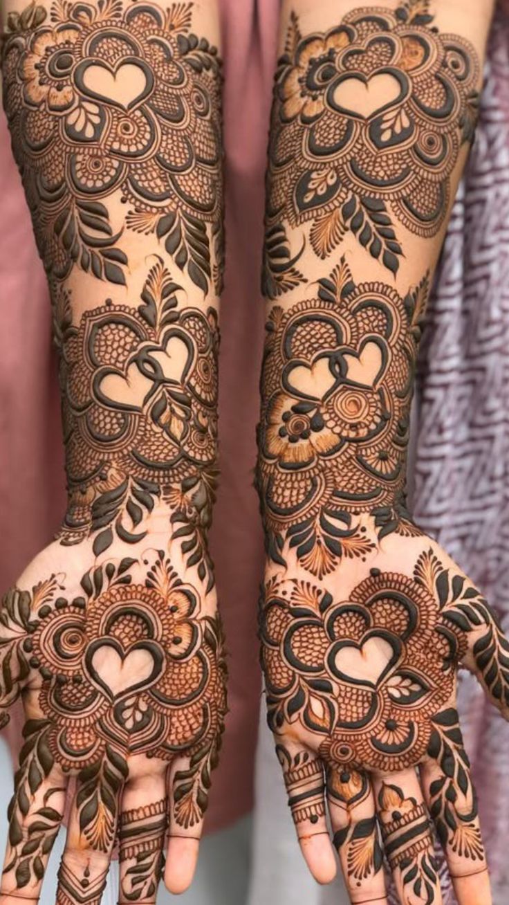 simple bridal mehndi design