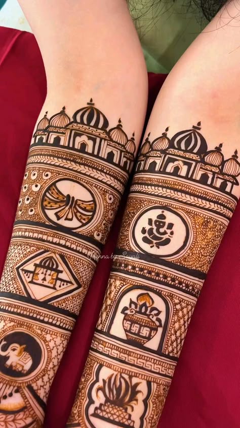 simple bridal mehndi design