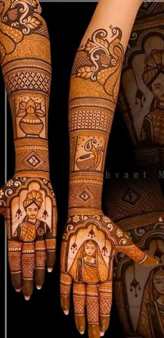 simple bridal mehndi design