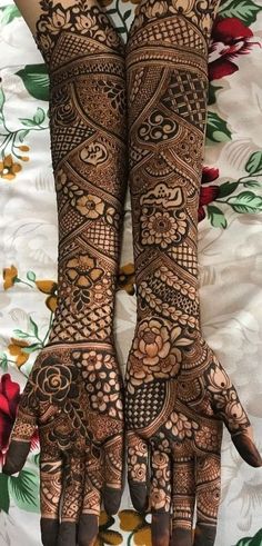 simple bridal mehndi design