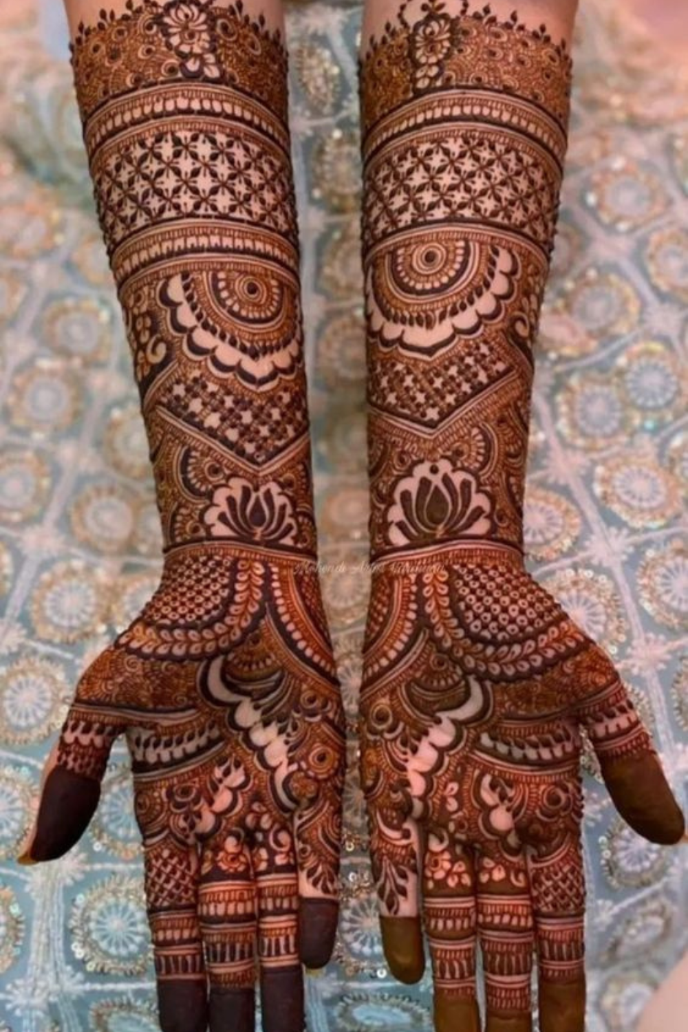 simple bridal mehndi design