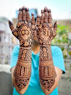 simple bridal mehndi design