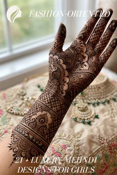 simple bridal mehndi design
