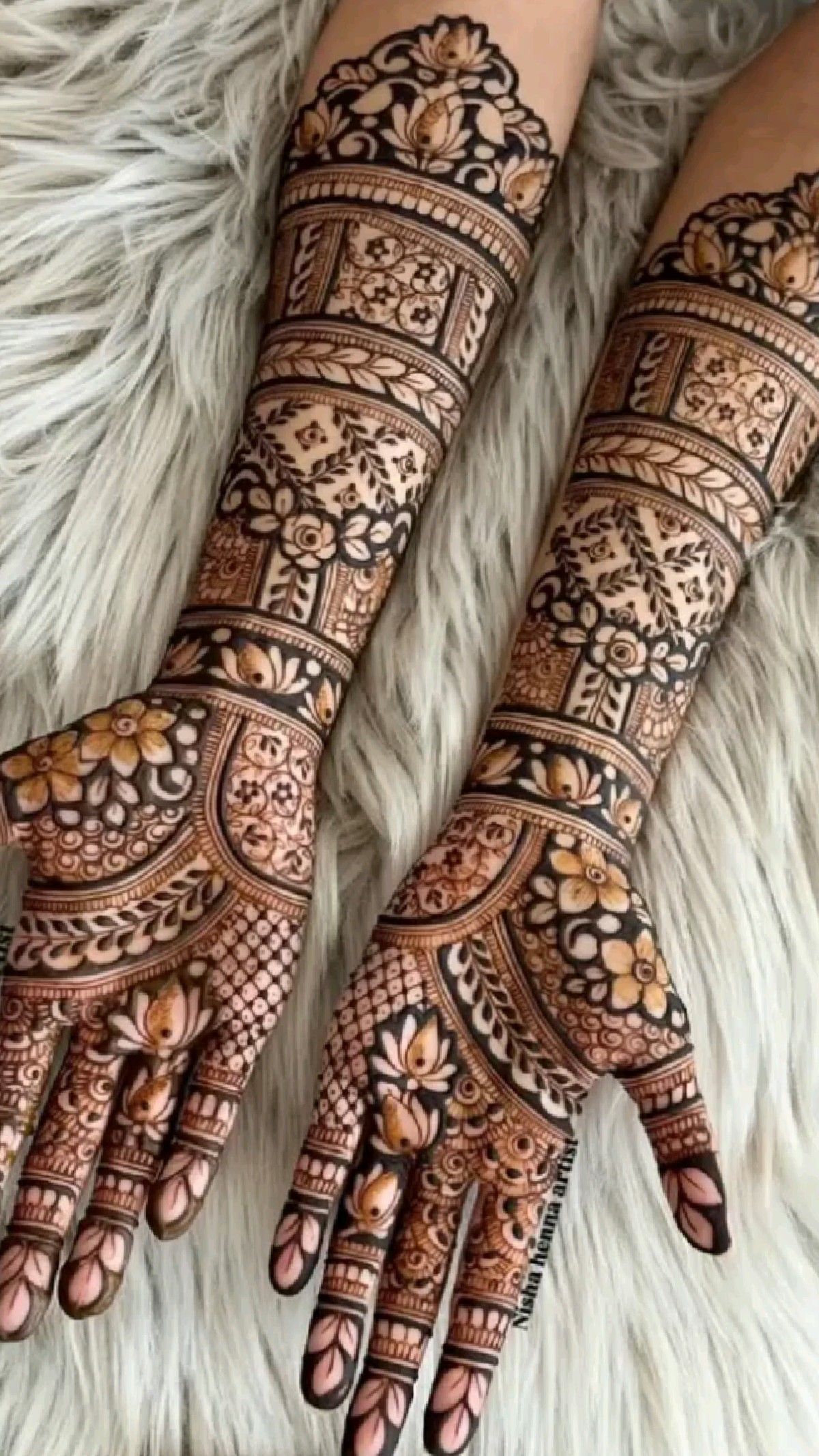 simple bridal mehndi design