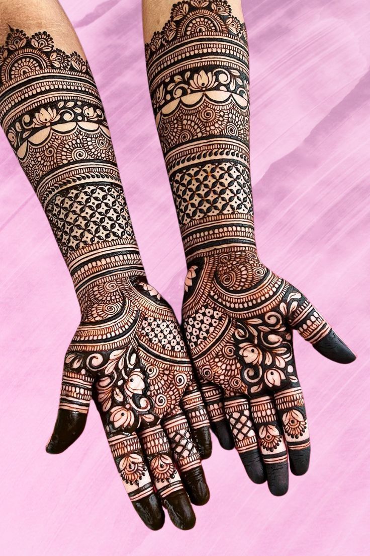 simple bridal mehndi design