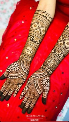 simple bridal mehndi design