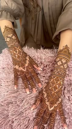 simple bridal mehndi design