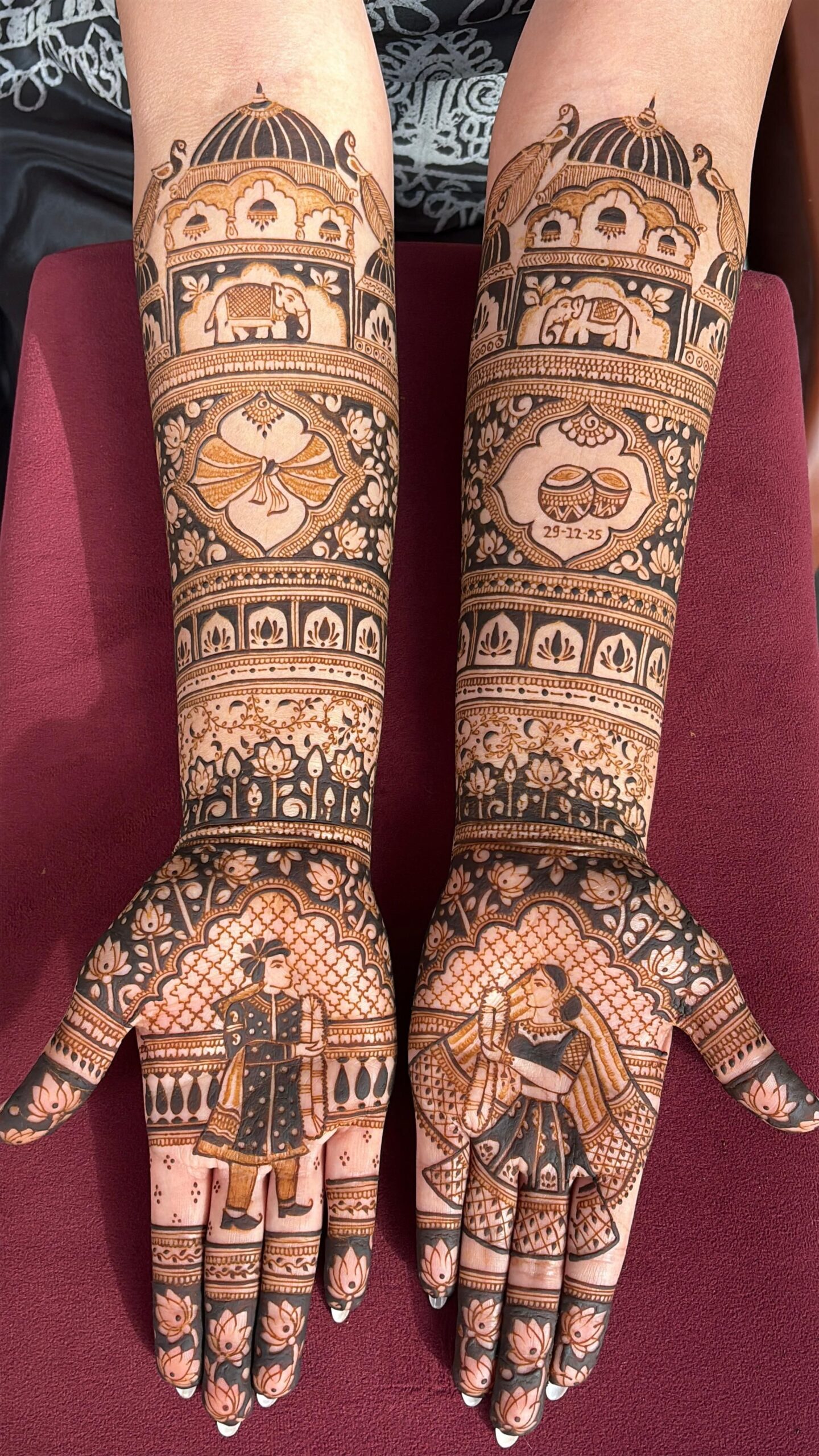 simple bridal mehndi design