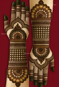 simple bridal mehndi design