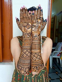simple bridal mehndi design