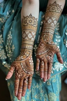 simple bridal mehndi design