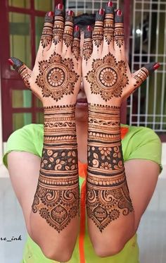 simple bridal mehndi design