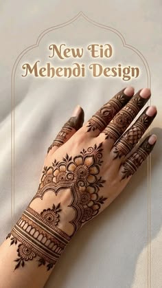 back hand arabic mehndi design